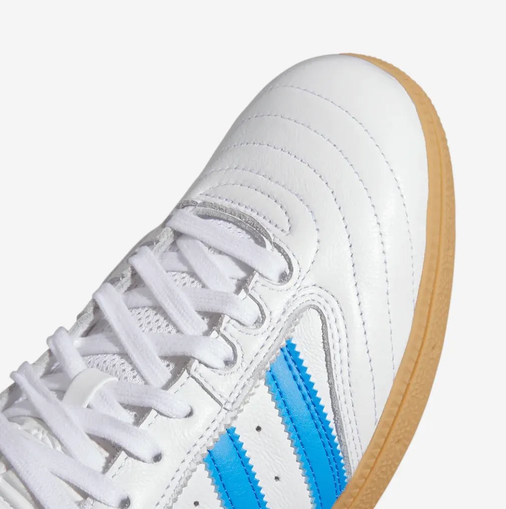 Adidas Busenitz (White Leather/Blue)