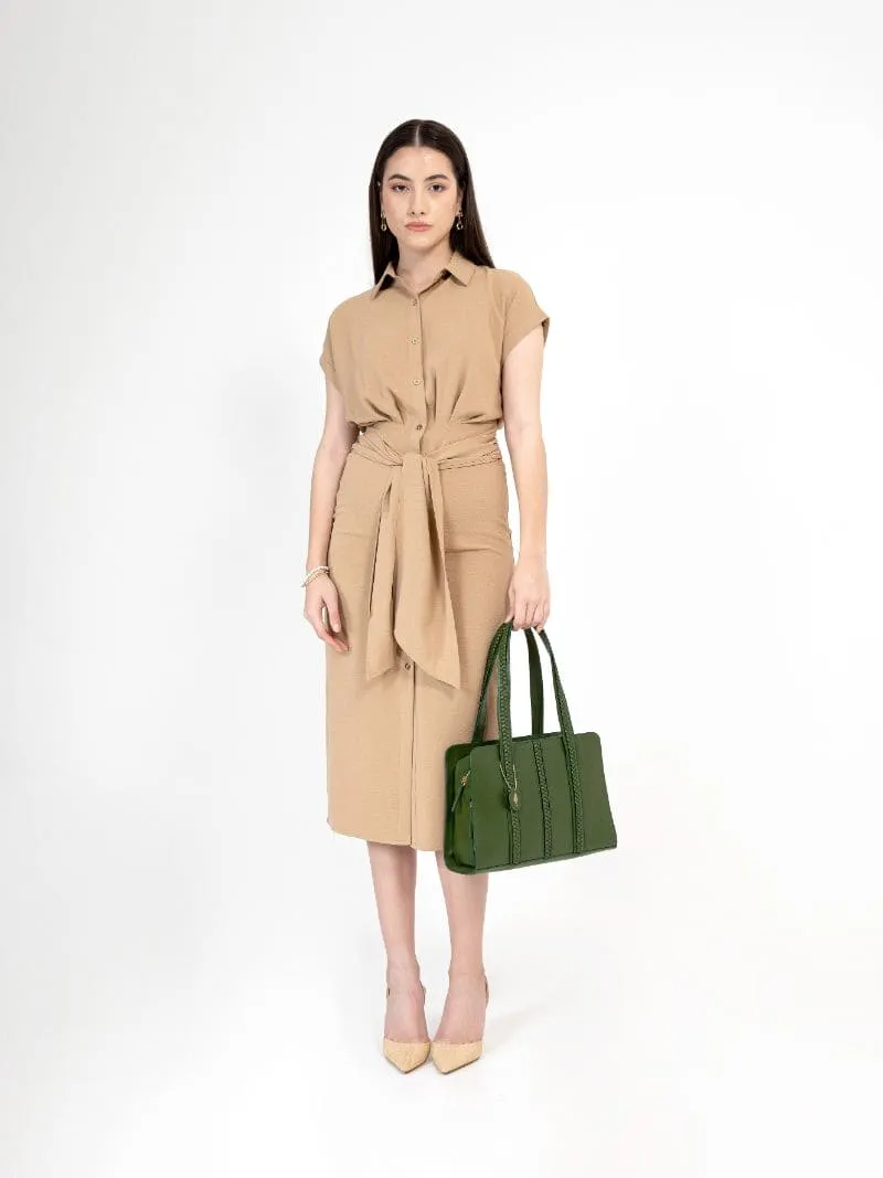 Gaia - green handbag