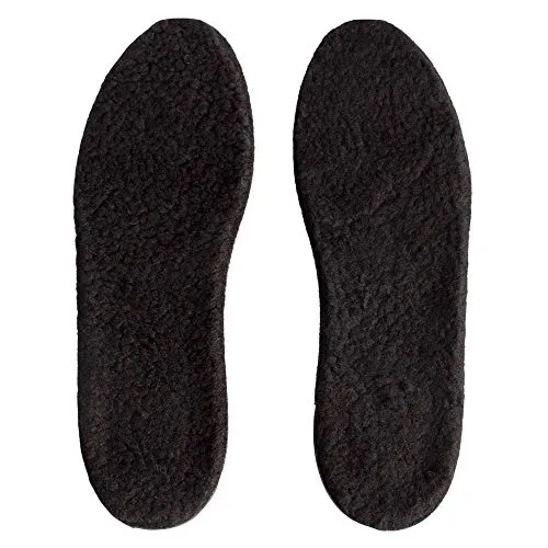 Height Increase Insoles with Fur and Air Cushion - 1.2" Shoe Lifts - Heel Lift (US Men's 7-9.5) Black