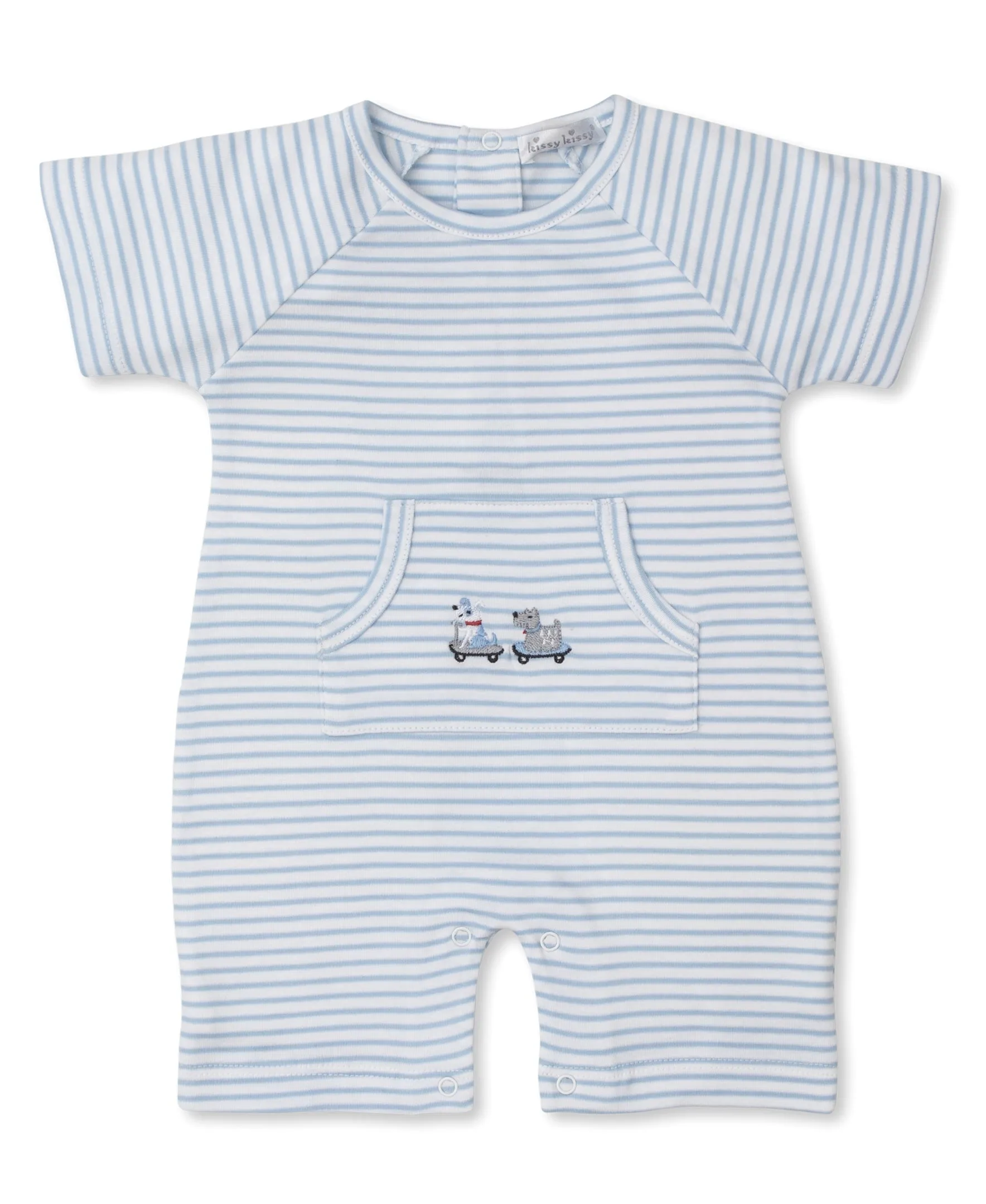 Kissy Kissy Skateboarding Pups Short Playsuit STR KBR09930I-K480 5101