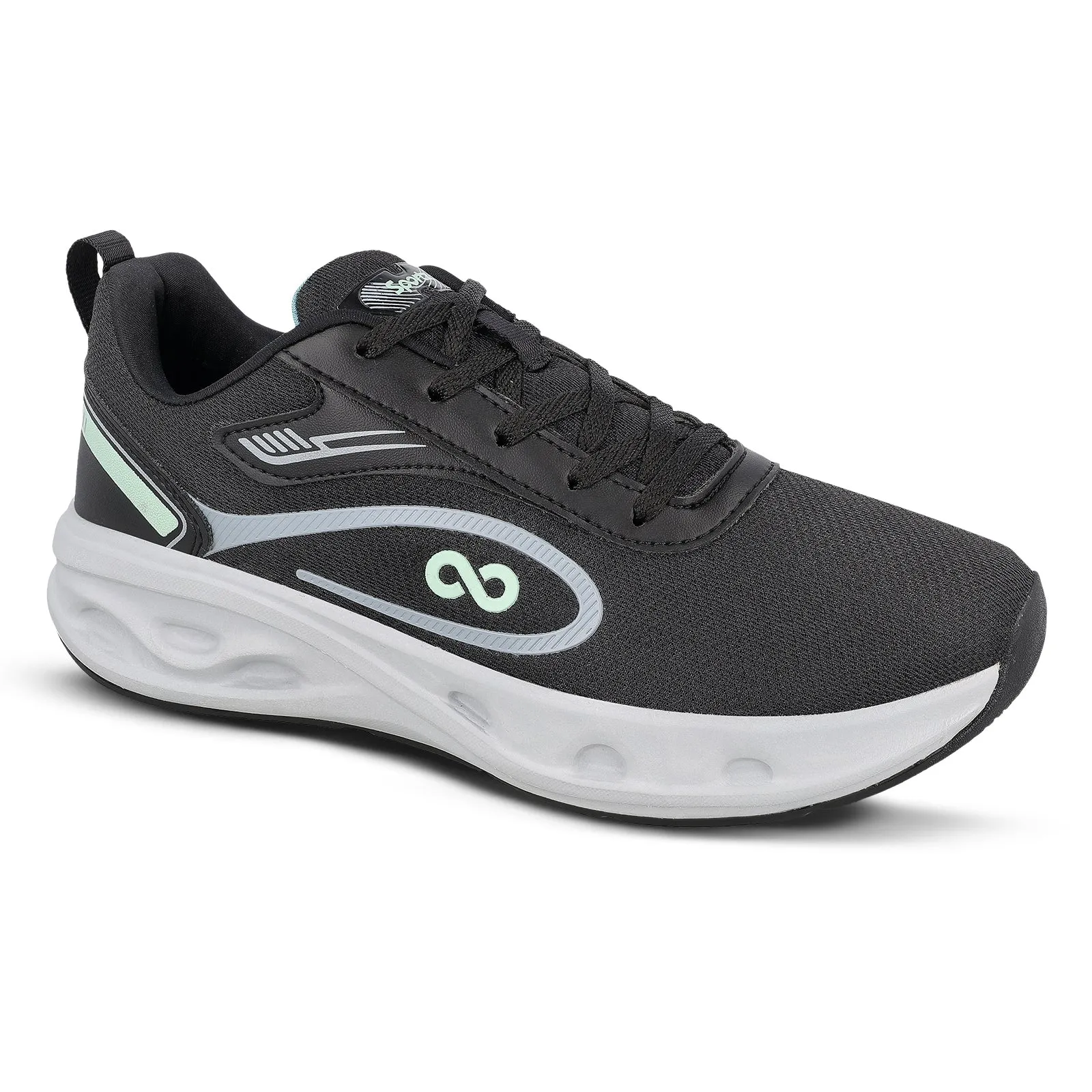 Men's Lace-up Sports Shoe - WS9613 Black