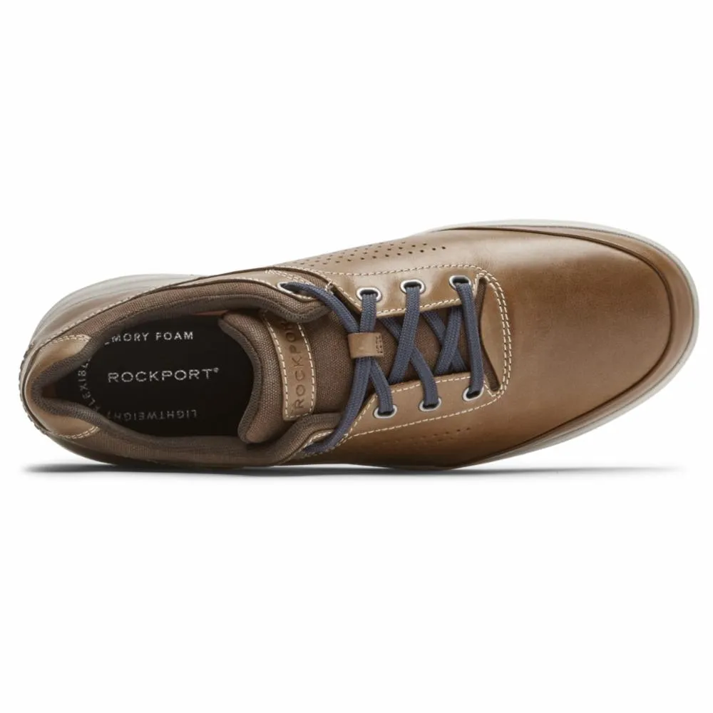 Rockport Men ZADEN UBAL OX BOSTON TAN LEA