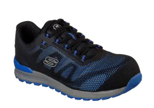 Skechers 77180 Work Bulklin Mens Lace Up Safety Work Shoe