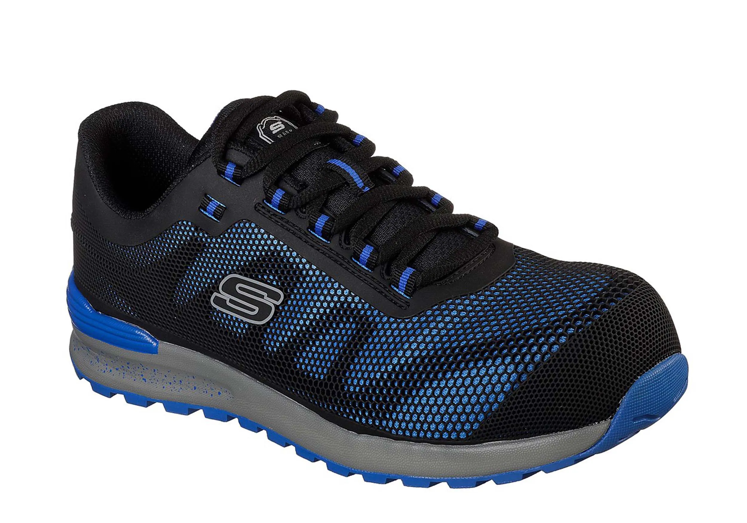 Skechers 77180 Work Bulklin Mens Lace Up Safety Work Shoe